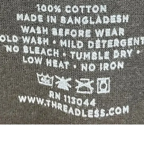 New Threadless Mens Medium Kitty Cat Fall Leaves Tree Cotton Short Sleeve Tee - Picture 4 of 4